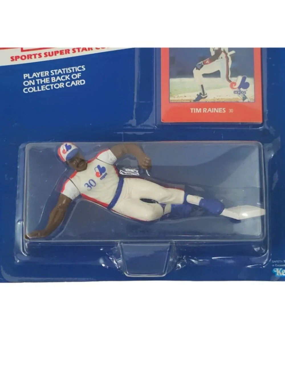 1988 Kenner Starting Lineup Tim Raines Montreal Expos MLB Card Action Figure NOC